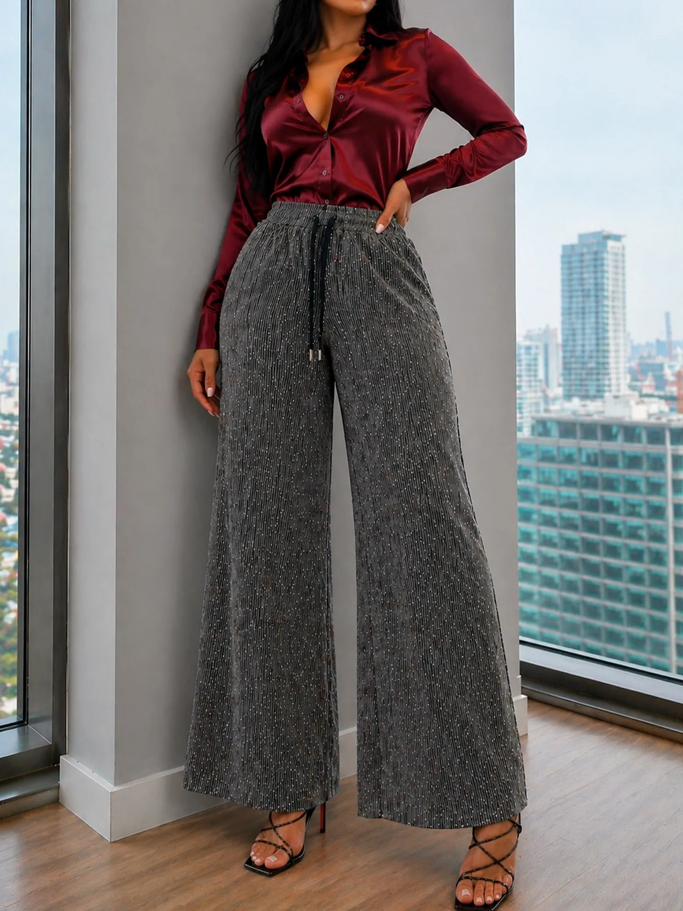 3361 PANTALON BRILLOSO 11201